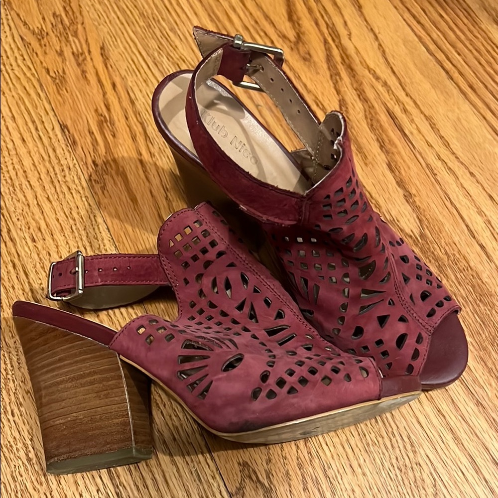 Klub Nico [Anthropologie] purple sandals